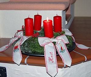 Adventskranz - Wellness-Pension Weiss