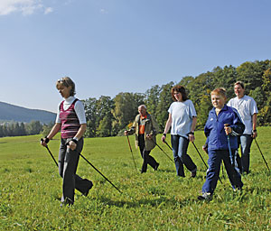 Nordicwalking - Wellness-Pension Weiss